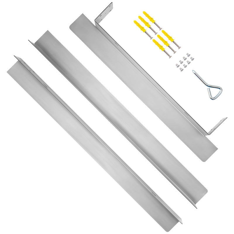 VEVOR Āra apdares rāmis, 30,9 × 45,7 cm, nerūsējošais tērauds, piemērots dubultajiem sānu degļiem