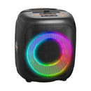 VEVOR karaoke sistēma pieaugušajiem, 15 W, 4'' pārnēsājamais Bluetooth skaļrunis ar 2 bezvadu mikrofoniem, LED apgaismojumu, TWS funkciju un rokturi; atbalsta micro TF karti, USB un AUX, piemērots mājas karaoke ballītēm