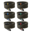 VEVOR XLR kabelis 7,62 m, 6 gab., ekranēts balansētais DMX 3 kontaktu vīriešu–sieviešu mikrofona kabelis ar zeltītiem kontaktiem, piemērots skatuves apgaismojumam, mikrofoniem, pastiprinātājiem, mikseriem un skaļruņu sistēmām