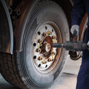 2,5 cm pneimatiskais triecienuzgriežņu atslēga 3698,45 Nm ar 2 rokturiem smagiem remontdarbiem