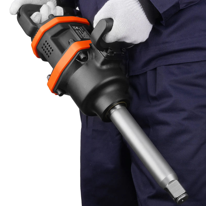 Pneimatiskā trieciatslēga 25,4 mm, līdz 4286 Nm reversais griezes moments, profesionāls triecierīces atslēdzis industriālai lietošanai