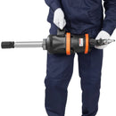 2,5 cm pneimatiskais triecienskrūvgriezis ar līdz pat 7016,37 Nm jaudīgu atskrūvēšanas griezes momentu un 20 cm pagarinātu vārpstu smagās tehnikas, kravas automašīnu un autobusu remontam un apkopei