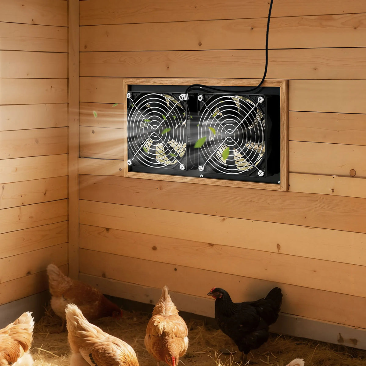 VEVOR saules enerģijas ventilators ar 15 W saules paneli un 2 ventilatoriem, regulējams paneļa leņķis, 2668 apgr./min, elastīga uzstādīšana, ātra gaisa apmaiņa siltumnīcām, audzēšanas teltīm un mājputnu novietnēm - ZEMLETES.LV
