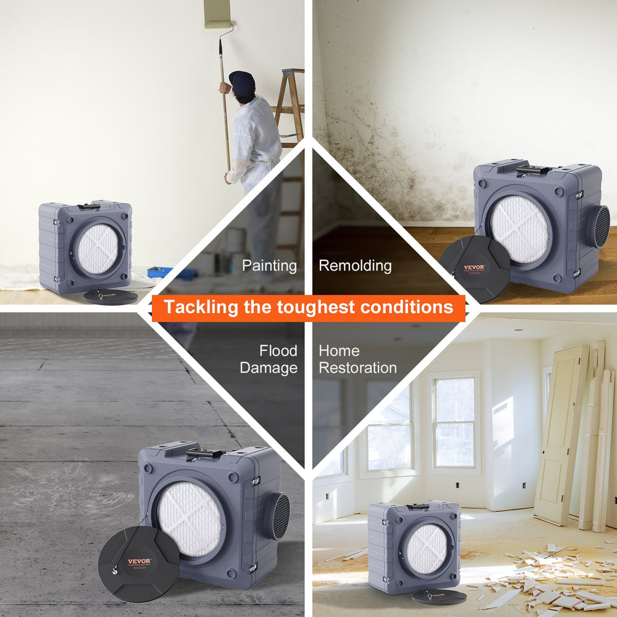 VEVOR 3-Stage Air Purifier with 800 CFM