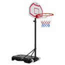 VEVOR pārnēsājams basketbola statīvs ar regulējamu augstumu 1,6–2,1 m, bērnu basketbola grozs ar neilona tīklu un riteņiem, pārnēsājams vairoga komplekts terasēm un baseina zonai - ZEMLETES.LV
