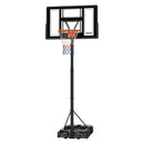 VEVOR pārvietojams basketbola statīvs ar augstuma regulēšanu 1,35–3,05 m, basketbola groza sistēma ar iebūvētiem riteņiem bērniem, pusaudžiem un pieaugušajiem piebraucamajiem ceļiem un baseina zonām - ZEMLETES.LV