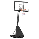 VEVOR pārvietojams basketbola statīvs ar regulējamu augstumu līdz 3,05 m, āra basketbola grozs ar 1270 mm PC vairogu bērniem un pieaugušajiem lietošanai telpās un ārā - ZEMLETES.LV