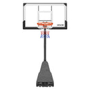 VEVOR pārvietojams basketbola statīvs ar regulējamu augstumu 2,3–3,05 m un grozu, āra basketbola grozs ar 1371,6 mm PC vairogu bērniem un pieaugušajiem, ar uz priekšu noliektu konstrukciju - ZEMLETES.LV