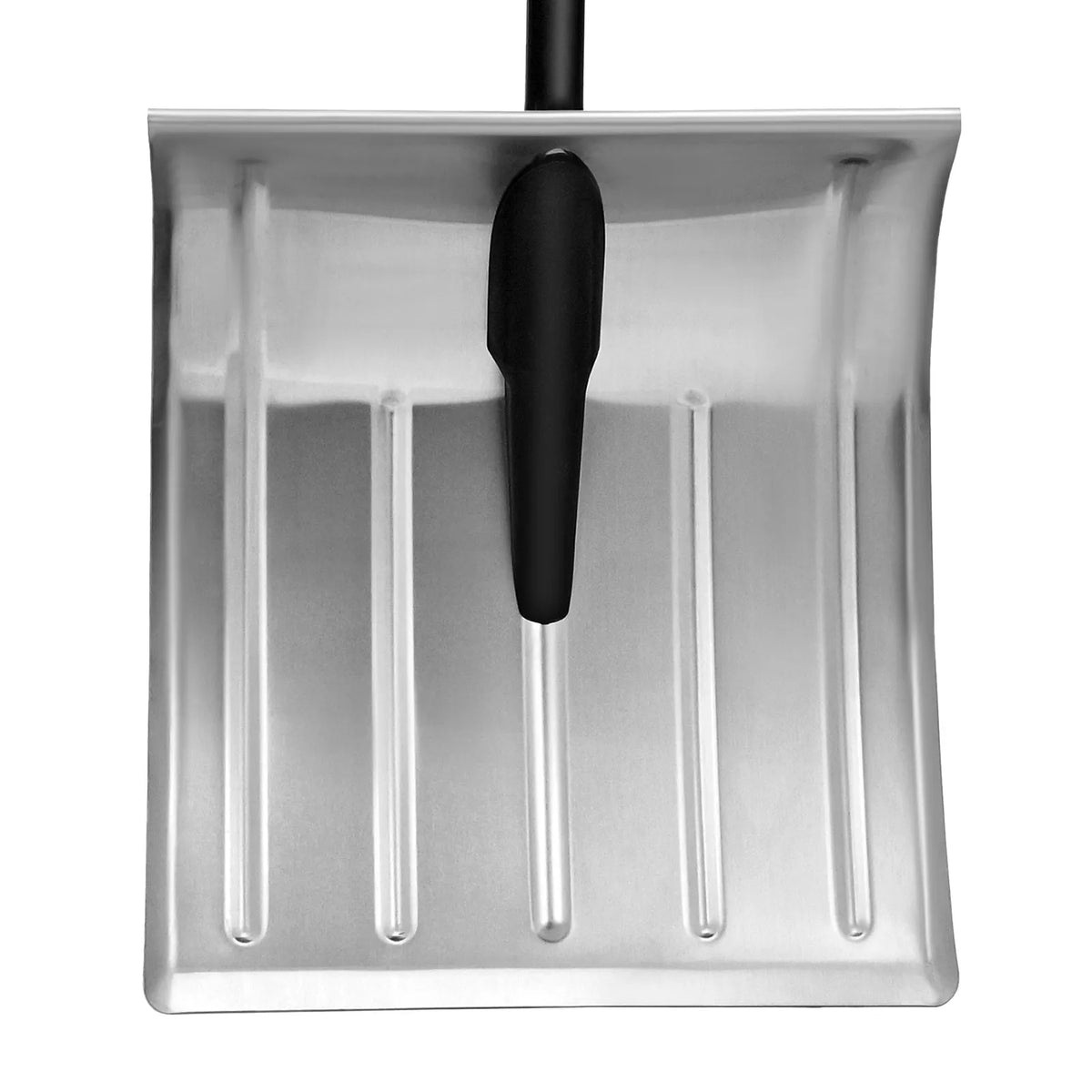 VEVOR Snow Shovel for Pathways, 40 cm Wide Aluminium Shovel with Non-Slip Handle, Large Capacity Lightweight Foldable Snow Clearing Tool for Garden, Car and Outdoor Work