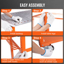 VEVOR metināšanas galds 91,4 × 61 cm ar 272 kg nestspēju, tērauda darbagalds uz riteņiem ar divslāņu uzglabāšanas plauktu, 16 mm fiksācijas atverēm un 11 āķiem, pārnēsājams un piemērots metināšanas darbiem