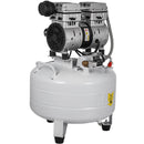 VEVOR vertikālais gaisa kompresors 30 L, īpaši kluss, bez eļļļas, 850 W, zema trokšņa līmeņa