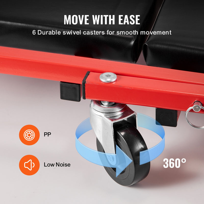 VEVOR salokāms mehāniķa rāpulis 91 cm, 136 kg