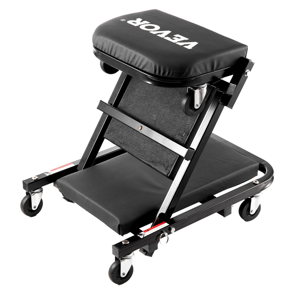 VEVOR 40 collu Salokāmais "Z" Garāžas Mehāniķa Ratiņkrēsls / Sols - 204 kg Ietilpība