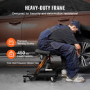 VEVOR 40 collu Salokāmais "Z" Garāžas Mehāniķa Ratiņkrēsls / Sols - 204 kg Ietilpība