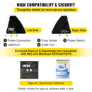 VEVOR 1350 mm vinila ploteris ar LED ekrānu, daļēji automātisku optisko sensoru, saderīgs ar SignCut programmatūru Mac un Windows sistēmām, komplektā ar statīvu