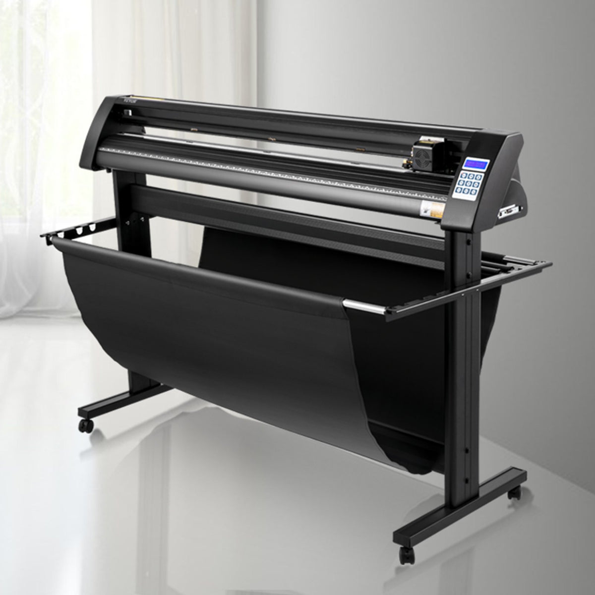 VEVOR vinüülilõikeplotter 1350 mm aluse, LED-ekraani ja optilise anduriga, SignCut, Mac ja Windows