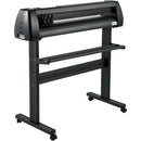 VEVOR vinila griešanas ploteris, 720 mm papīra padeves platums, regulējams griešanas spēks un ātrums, LCD displejs, saderīgs ar Windows, uzrakstu izgatavošanas komplekts ar SignMaster programmatūru un 3 asmeņiem