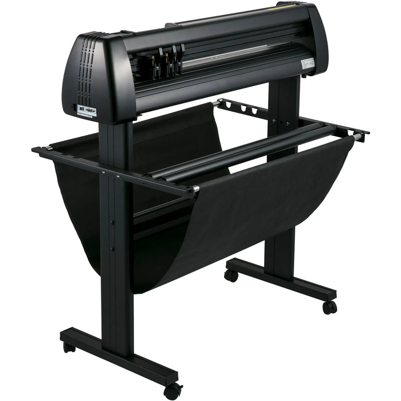 VEVOR manuāls vinila griešanas ploteris, papīra padeves platums 870 mm, SignMaster programmatūra, regulējams griešanas spiediens 10–500 g un griešanas ātrums līdz 800 mm/s, uzlīmju un uzrakstu izgatavošanai - ZEMLETES.LV