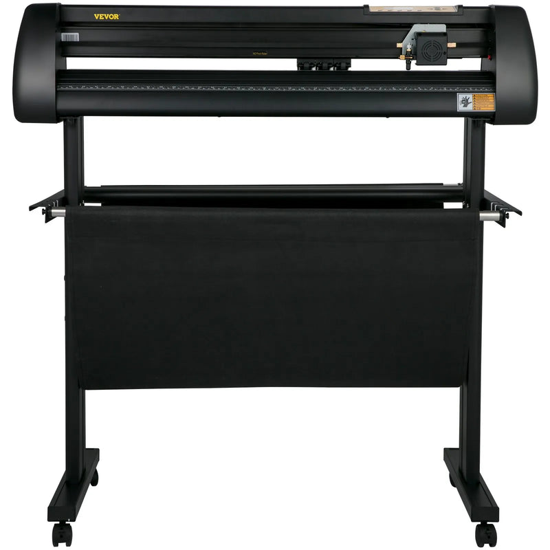 VEVOR manuāls vinila griešanas ploteris, papīra padeves platums 870 mm, SignMaster programmatūra, regulējams griešanas spiediens 10–500 g un griešanas ātrums līdz 800 mm/s, uzlīmju un uzrakstu izgatavošanai - ZEMLETES.LV