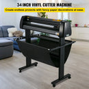 VEVOR manuāls vinila griešanas ploteris, papīra padeves platums 870 mm, SignMaster programmatūra, regulējams griešanas spiediens 10–500 g un griešanas ātrums līdz 800 mm/s, uzlīmju un uzrakstu izgatavošanai - ZEMLETES.LV