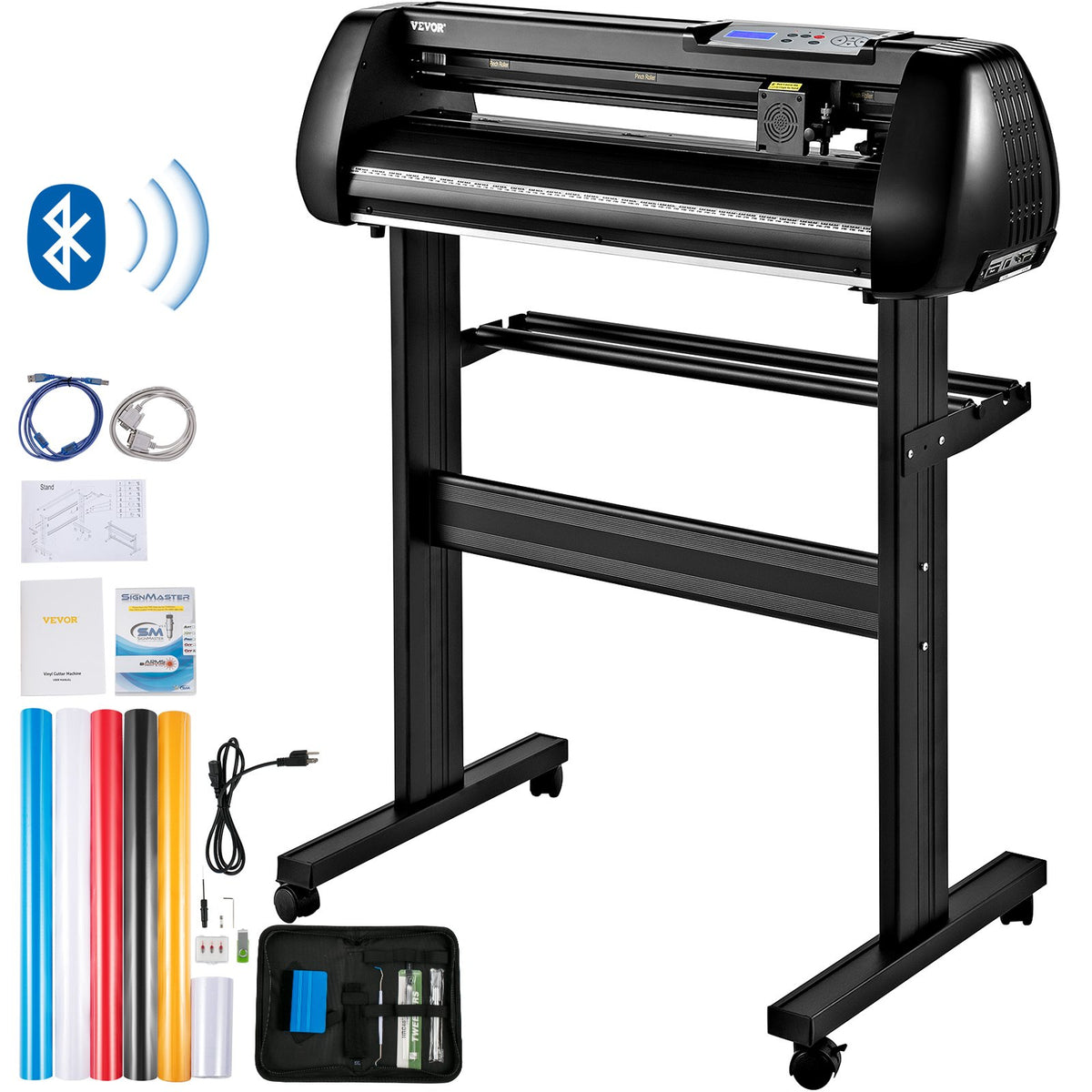 VEVOR vinüülilõikeplotter 720 mm Bluetoothi ja võrguühenduseta lõikamisega, SignMaster, Windows