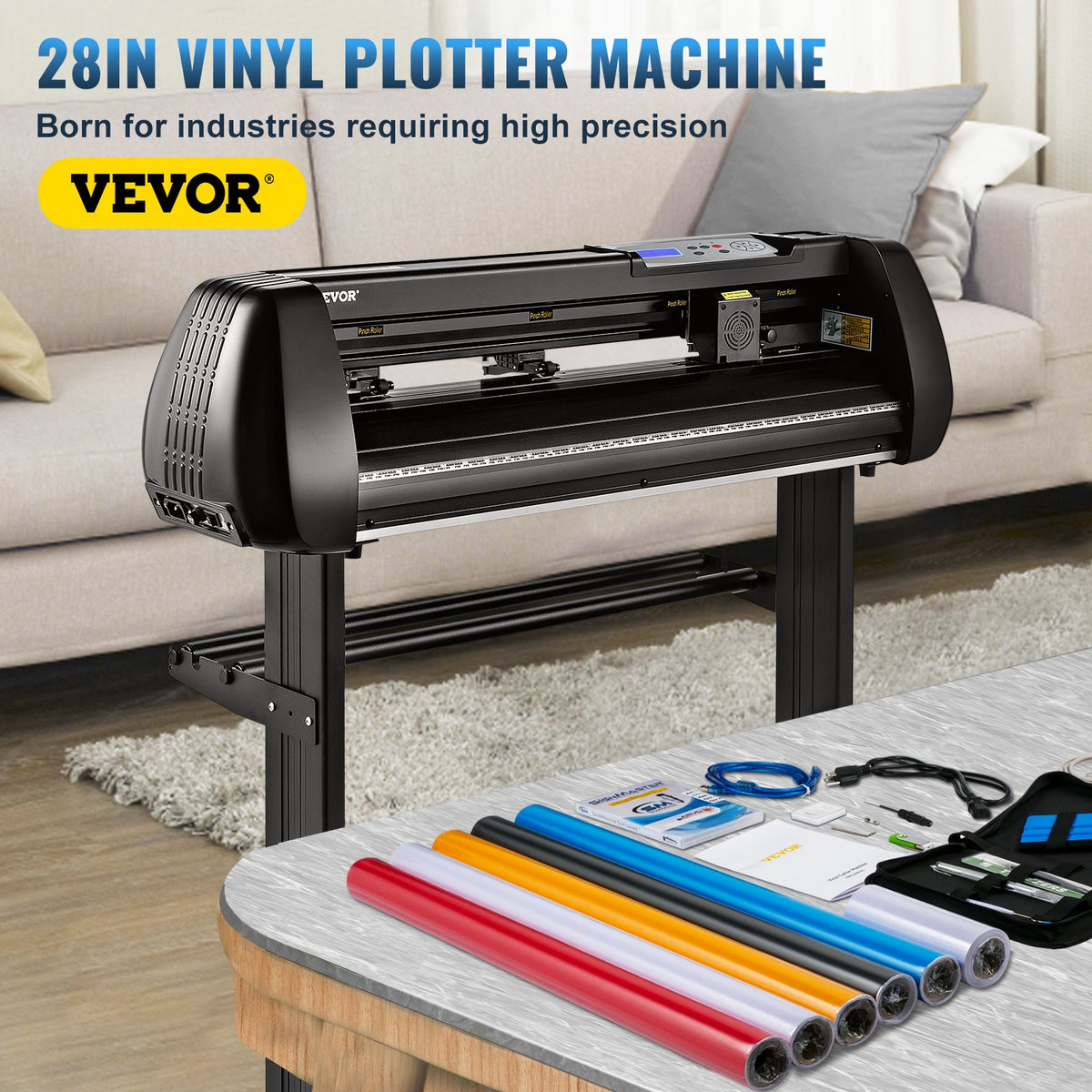 VEVOR vinüülilõikeplotter 720 mm Bluetoothi ja võrguühenduseta lõikamisega, SignMaster, Windows