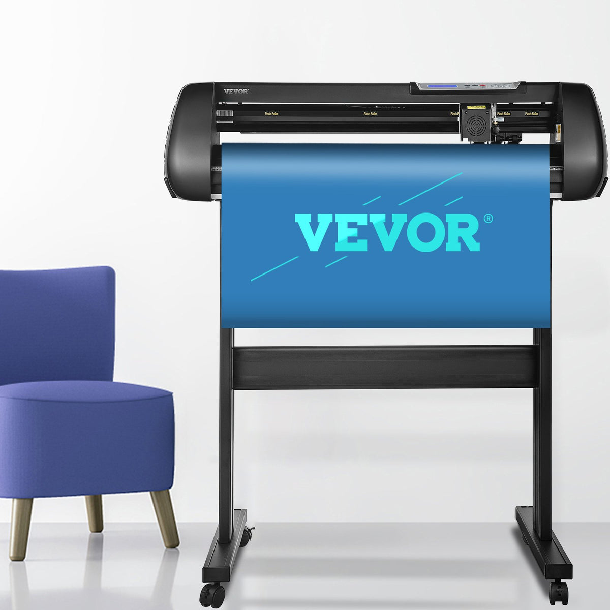 VEVOR vinüülilõikeplotter 720 mm Bluetoothi ja võrguühenduseta lõikamisega, SignMaster, Windows