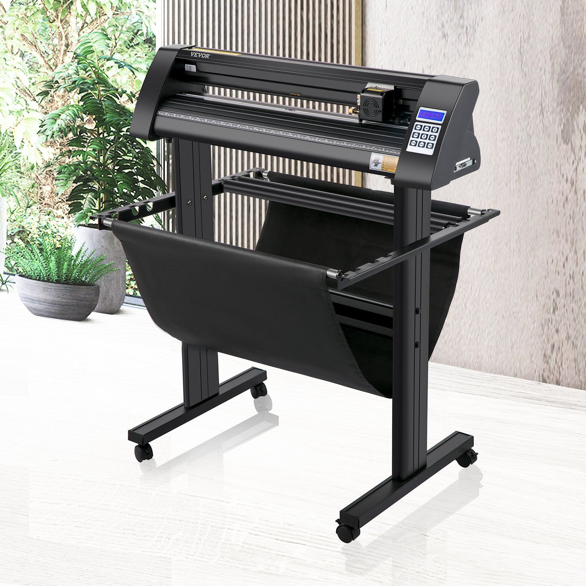 VEVOR vinüülilõikeplotter 720 mm LED-ekraani ja optilise anduriga, SignMaster, Windows