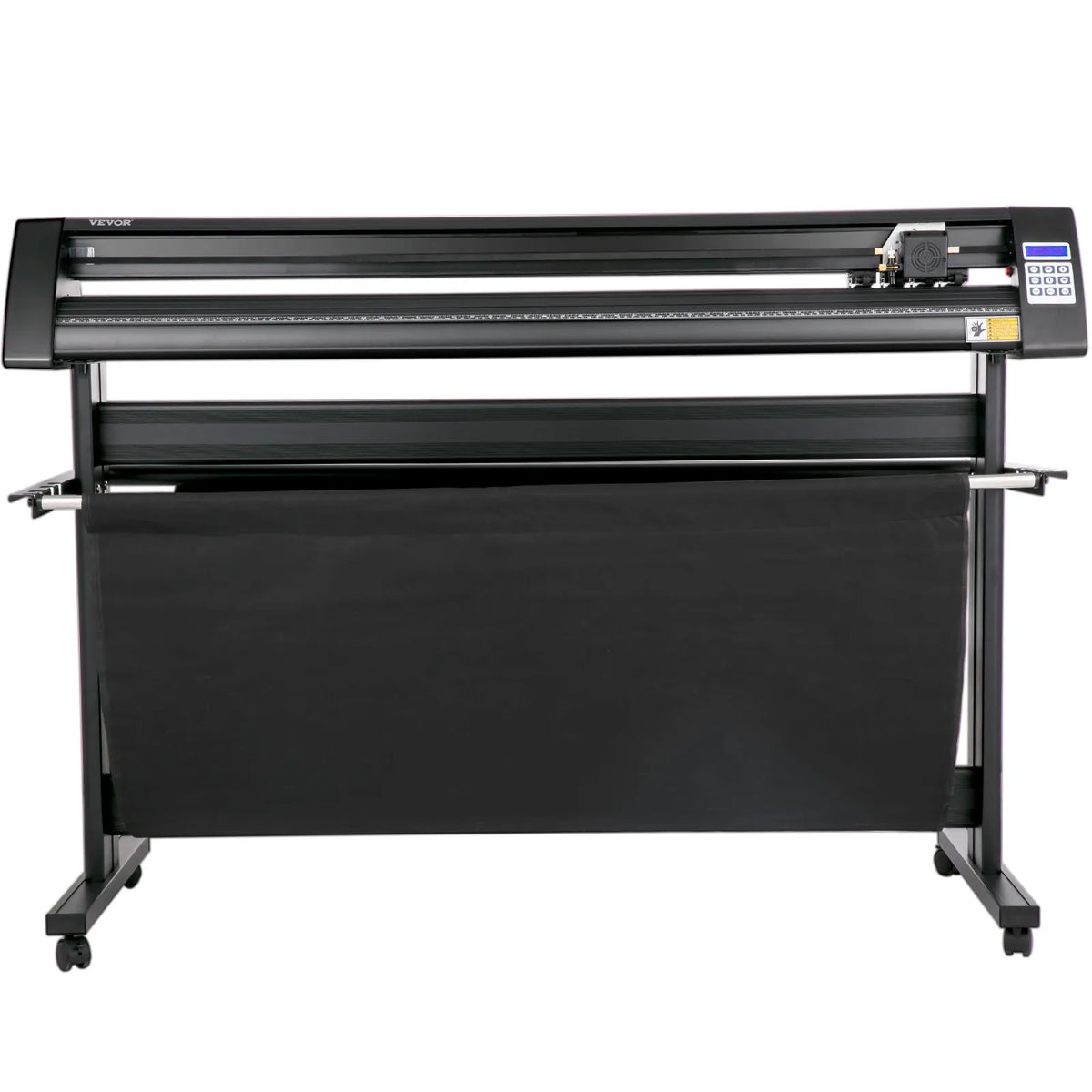 VEVOR vinila ploteris 1350 mm ar LED ekrānu, pusautomātisku optisko sensoru, saderīgs ar SignMaster programmatūru Windows sistēmai, ar statīvu - ZEMLETES.LV