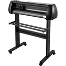 VEVOR vinila griešanas iekārta ar grīdas statīvu un SignMaster  programmatūru Windows sistēmai, 71 cm griešanas ploteris, regulējams ātrums un spēks, paredzēta zīmēm, baneriem un uzlīmēm