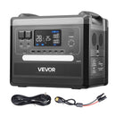 VEVOR portatīvā elektrostacija 2400 W, 2160 Wh, saules ģenerators ar 10 izejām un regulējamu ieejas jaudu, paplašināms LiFePO4 akumulatora rezerves barošanas risinājums mājai, kempingam un kemperiem (saules panelis nav iekļauts)