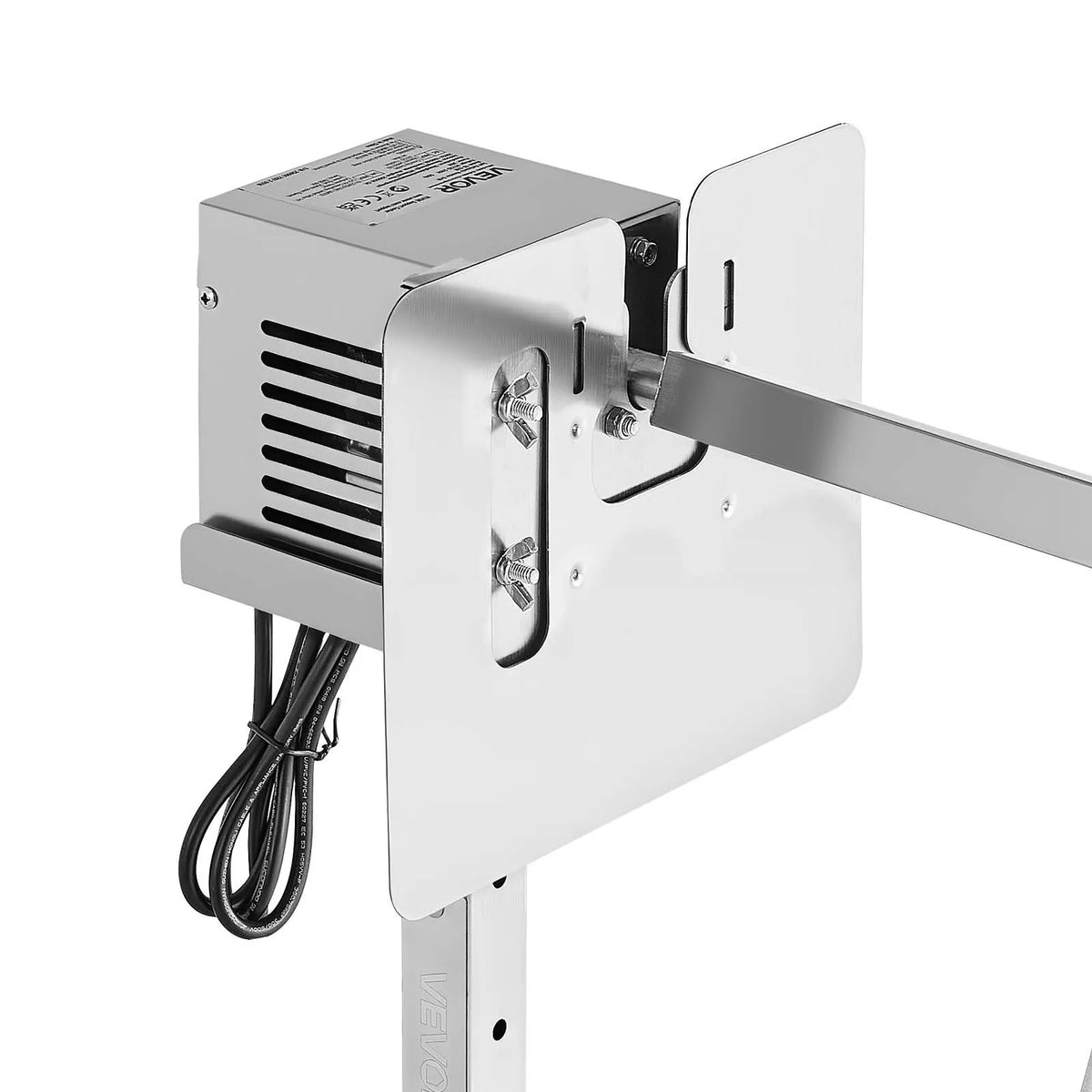 VEVOR Electric Rotisserie Grill AC 220–240 V with 8 Height Levels, 38 W Motor, Stainless Steel Construction and 40 kg Max Load, Automatic BBQ Grill Kit for Outdoor Parties