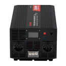 VEVOR 3500 W tīra sinusviļņa invertors 12 V DC uz 230 V AC ar LCD displeju, tālvadības pulti, USB, 2 AC un Type-C pieslēgvietām, piemērots kemperiem, kravas auto un kempingam