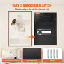 VEVOR 2,5 L seifs ar depozīta atveri, piekļuve ar paroli un atslēgām