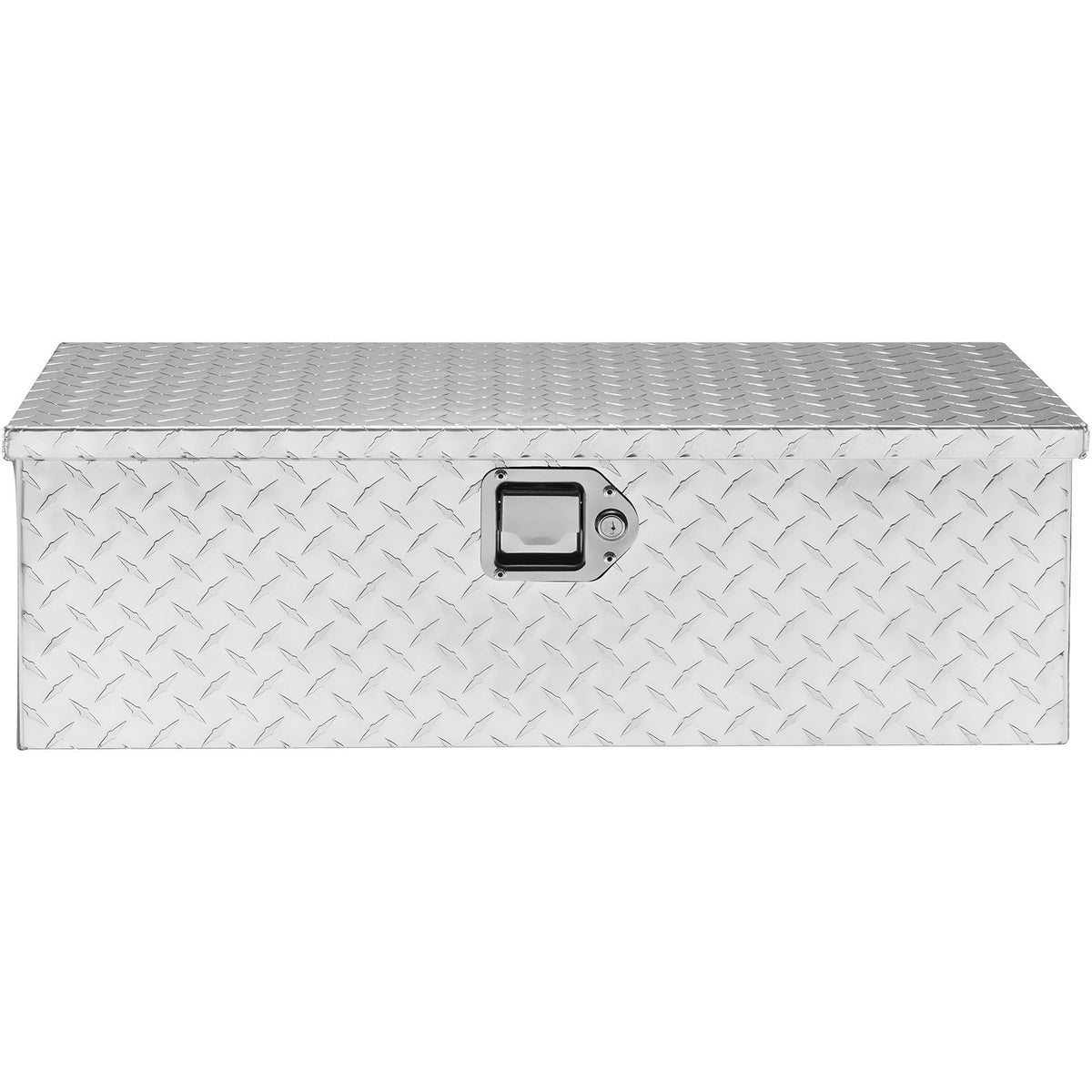 VEVOR smagā tipa alumīnija instrumentu kaste - 30 × 13 × 9,6 cm, sudraba krāsā, ar rokturi, atslēgu slēdzeni, piemērota kravas automašīnām, piekabēm un kemperiem