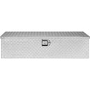 Smagās klases alumīnija instrumentu kaste 990×330×255 mm, sudraba krāsā, ar rokturi un slēdzeni, piemērota kravas automašīnām, treileriem un kemperiem