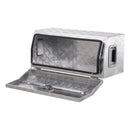 VEVOR smagās slodzes alumīnija kravas automašīnas instrumentu kaste, 762×330,2×330,2 mm rievota uzglabāšanas kaste ar sānu rokturi un T veida slēdzeni ar atslēgām, sudraba krāsa, piemērota piekabēm, pikapiem un kemperiem