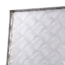 VEVOR smagās slodzes alumīnija kravas kastes instrumentu kaste ar rievojuma pārklājumu, sānu rokturiem un slēdzeni, 762×330×244 mm, sudraba krāsa