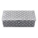 VEVOR smagās slodzes alumīnija kravas kastes instrumentu kaste ar rievojuma pārklājumu, sānu rokturiem un slēdzeni, 762×330×244 mm, sudraba krāsa