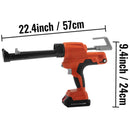 VEVOR elektriskā hermētiķa līmes pistole ar maksimālo grūdiena spēku 6500 N, piemērota 300 ml kātridžiem