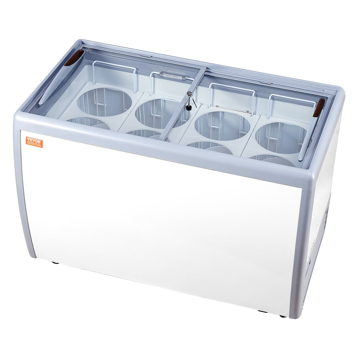 VEVOR Gelato Ice Cream Display Cabinet 370 l, Commercial