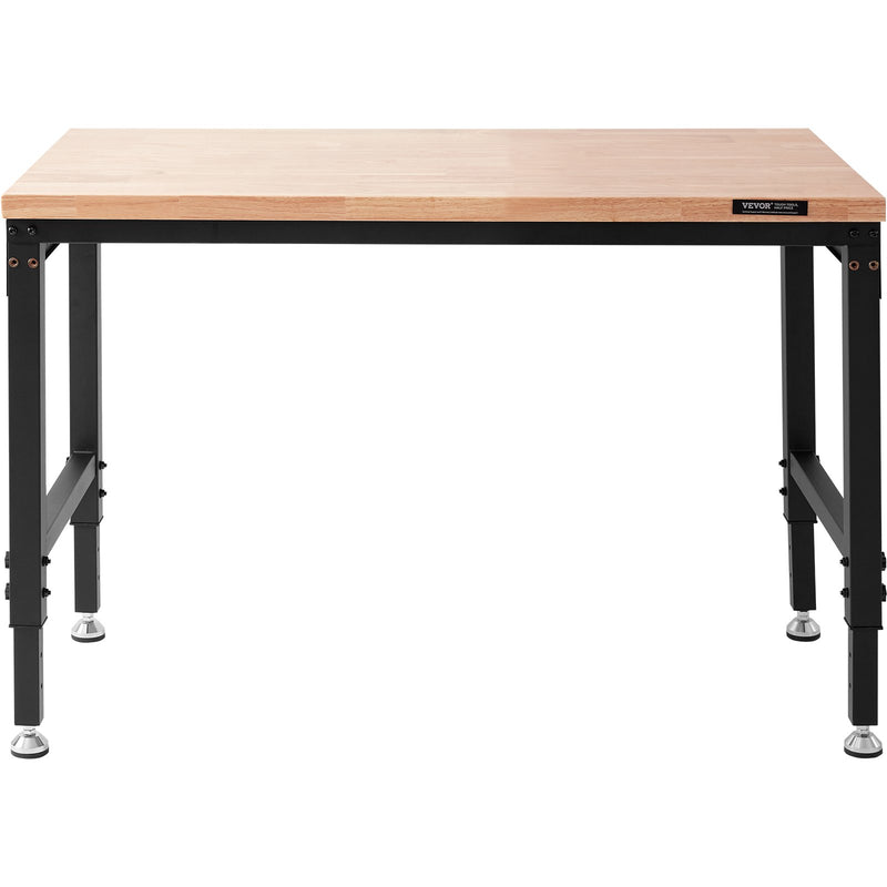 VEVOR regulējams augstuma darba galds 122 cm x 61 cm ar strāvas kontaktligzdu