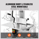 VEVOR 850W Elektriskais Gaļas Zāģis, Nerūsējošais Tērauds