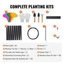 Paaugstinātā dārza dobe, 240 × 120 × 60 см cinkota metāla stādīšanas kaste ar atvērtu pamatni, piemērota ziedu, dārzeņu un garšaugu audzēšanai pagalmā, dārzā, terasē vai balkonā, tumši pelēka