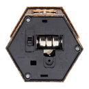 VEVOR dekoratīvās sveču laternas, 12 gab., LED elektriskās bezliesmas sveces, plastmasas LED turētājs ar stiklu, sienas piekarināmas iekštelpu lieveņa laternas, piemērotas kāzu galdiem, ballītēm un lauku stila interjera dekoram, bronzas krāsā