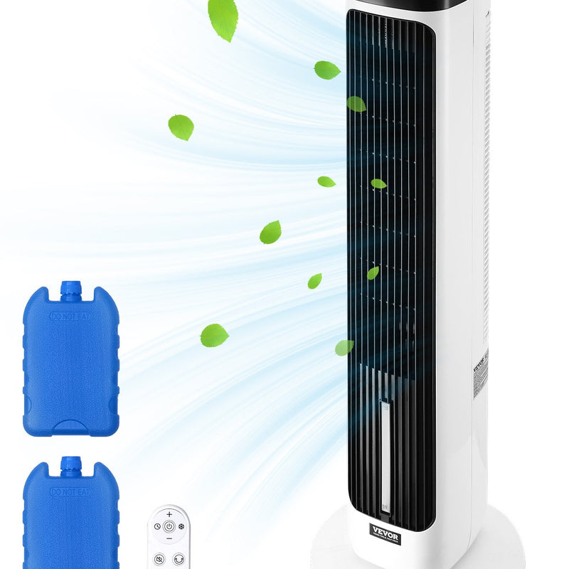 VEVOR 102 cm oscilējošais torņventilators ar 24 stundu taimeri, 7,1 m/s, tālvadības pults vadība