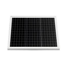 VEVOR 20 W 12 V saules paneļa akumulatora lādētājs ar iebūvētu kontrolieri un staba stiprinājuma kronšteinu, IP65 ūdensizturīgu konstrukciju, piemērots vārtiem, žogiem, saimniecībām un zālieniem (der stabiem ar diametru 40-68 mm)