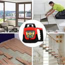 VEVOR profesionāls pašnivelējošs lāzera nivelieris ar zaļo staru, automātiska rotācija, komplekts ar uztvērēju, tālvadības pulti un transportēšanas koferi