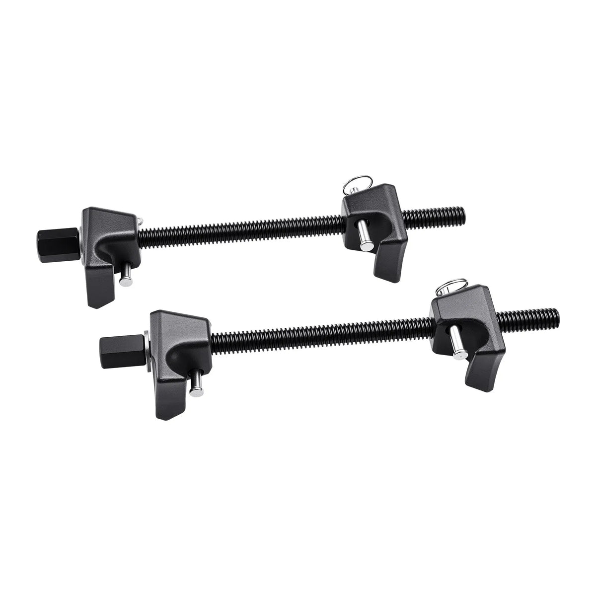VEVOR Coil Spring Compressor Set (2 pcs), Heavy-Duty Spring Compressor with 256 mm Working Range, Compatible with 22 mm Hex Socket Adapters, Suitable for Cars, Trucks and Motorcycles, Black