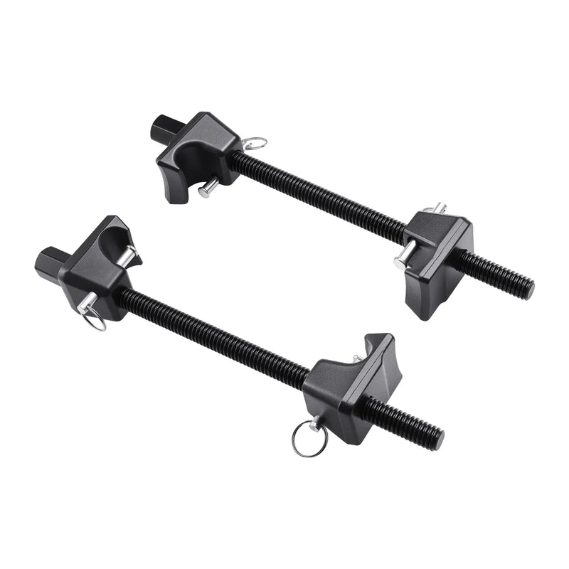 VEVOR spirālatsperu kompresoru komplekts (2 gab.), smagās slodzes atsperu kompresors ar 256 mm darba diapazonu, saderīgs ar 22 mm sešstūra uzgaļu ligzdām, piemērots vieglajām automašīnām, kravas auto un motocikliem, melnā krāsā